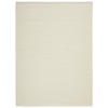 HANDWEBTEPPICH 60/110 cm Weiß rechteckig  - Weiß, Natur, Textil (60/110cm) - Linea Natura