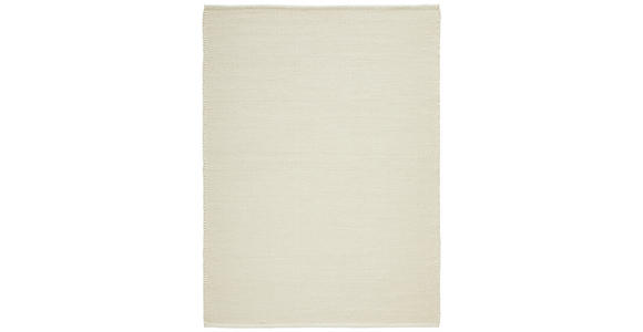 HANDWEBTEPPICH 160/230 cm Weiß  - Weiß, Natur, Textil (160/230cm) - Linea Natura