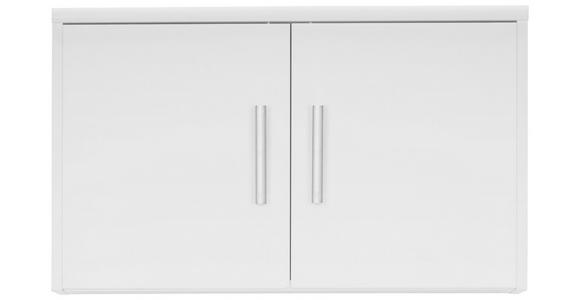 AUFSATZSCHRANK 72/43/54 cm  - Silberfarben/Weiß, Basics, Holzwerkstoff/Kunststoff (72/43/54cm) - Xora