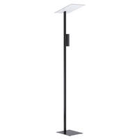 STEHLEUCHTE 36,5/25/180 cm    - Schwarz/Weiß, Design, Metall (36,5/25/180cm) - Eglo