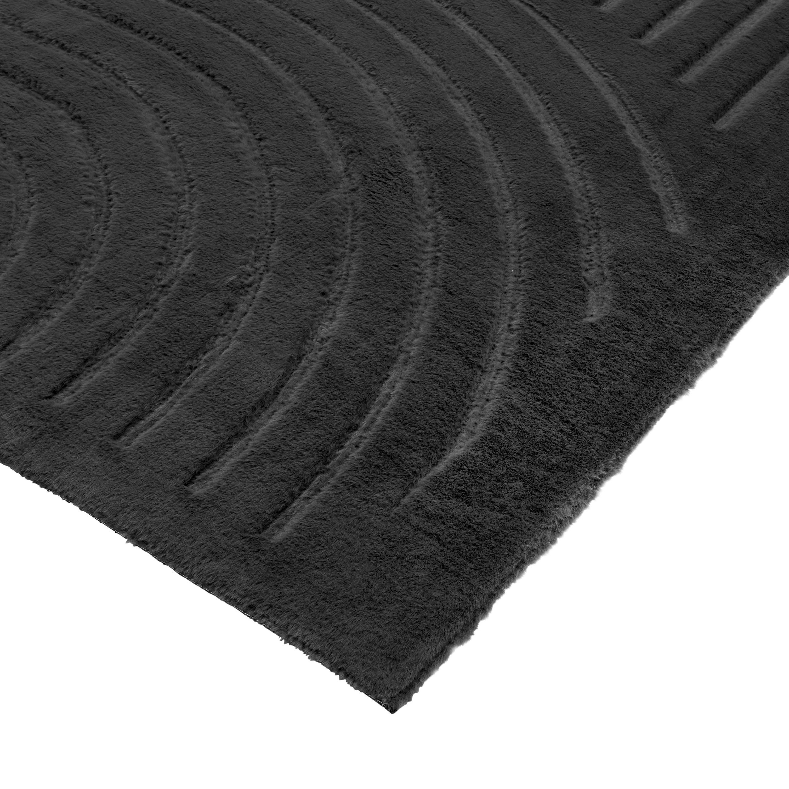 COVOR CU FIR LUNG  Siena  - antracit, Design, plastic/textil (130/190cm) - Novel
