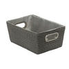 KORG - grå, Basics, plast (20/28/12cm)