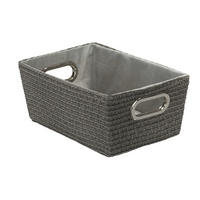 KORG - grå, Basics, plast (20/28/12cm)
