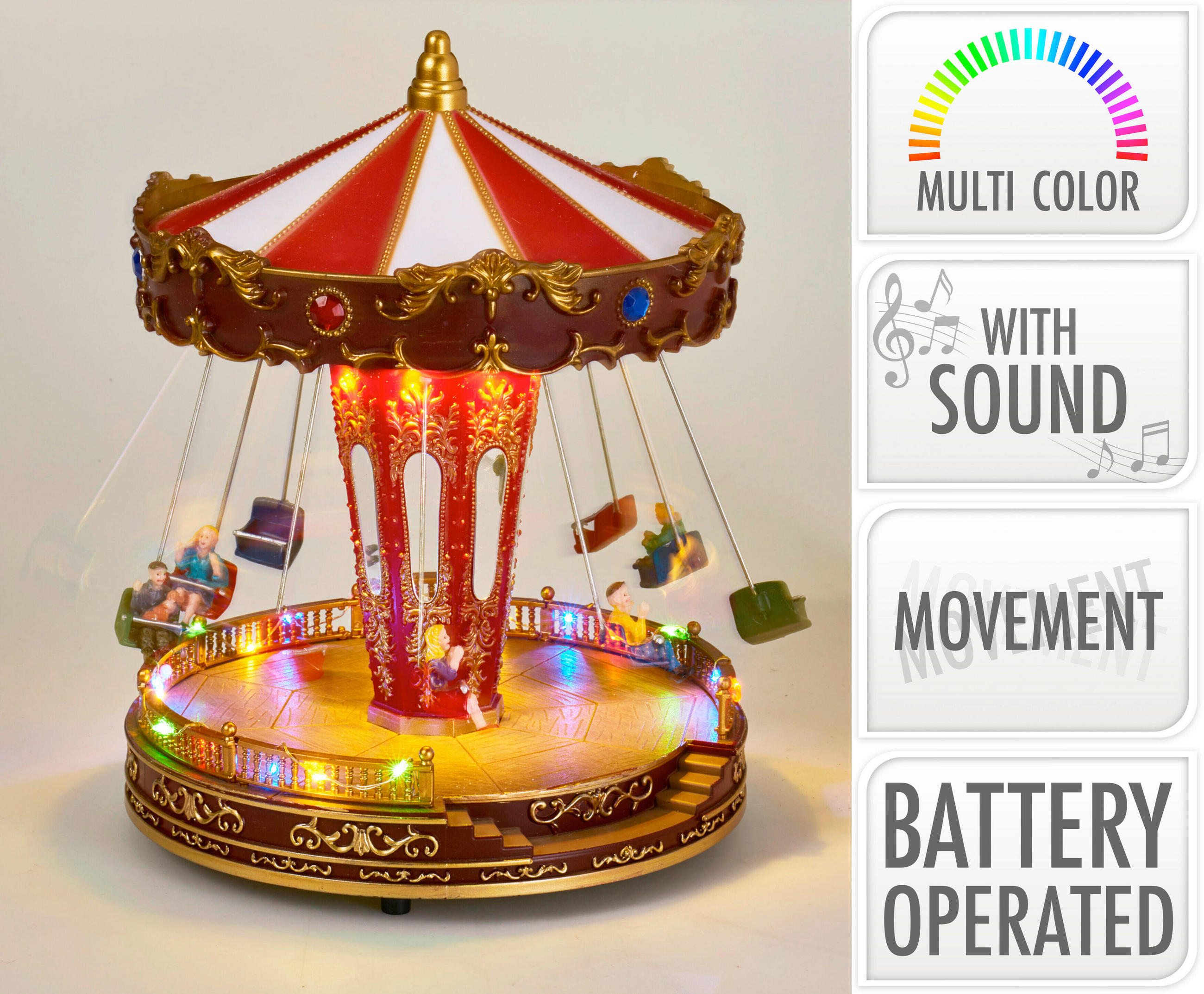 LED-WEIHNACHTSFIGUR  - Basics (21/21/27cm)