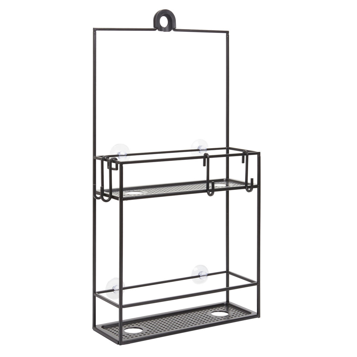 KUPATILSKA POLICA  metal  - crna, Konvencionalno, metal (11/61/31cm) - Umbra