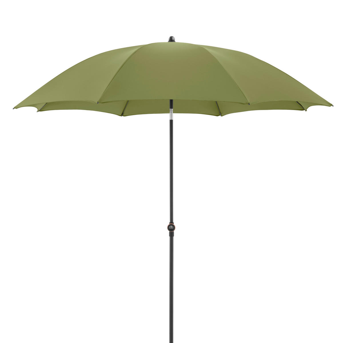 SONNENSCHIRM  200/200 cm  - Anthrazit/Grün, Basics, Textil/Metall (200/200cm) - Doppler