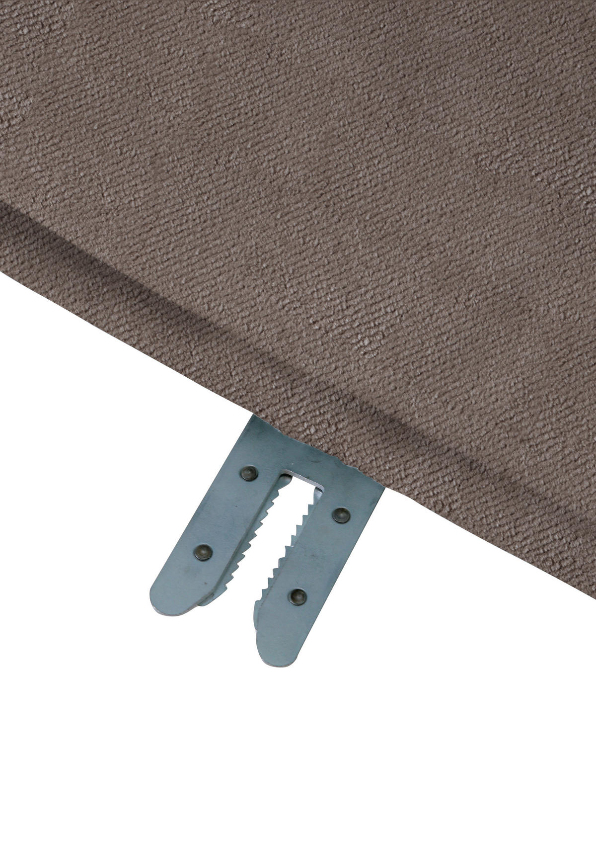 SOFAELEMENT in Plüsch Braun  - Schwarz/Braun, Konventionell, Kunststoff/Textil (125/66/155cm) - Carryhome