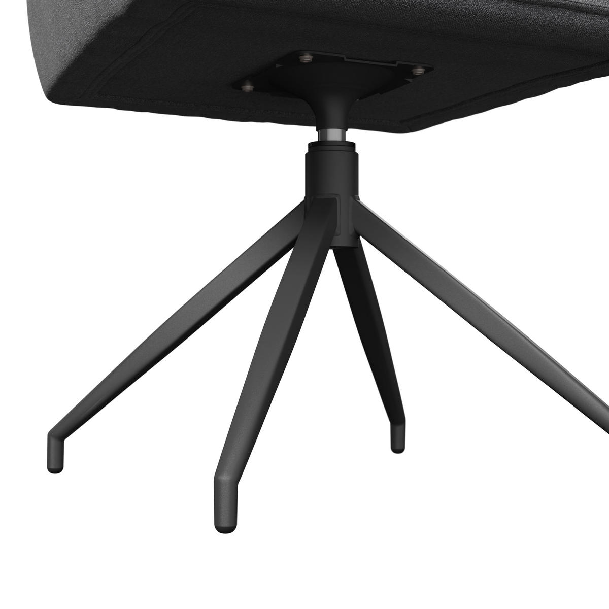 GARTENSTUHL Eisen Grau, Dunkelgrau  - Dunkelgrau/Grau, MODERN, Textil/Metall (58/87/64cm) - Ambia Garden