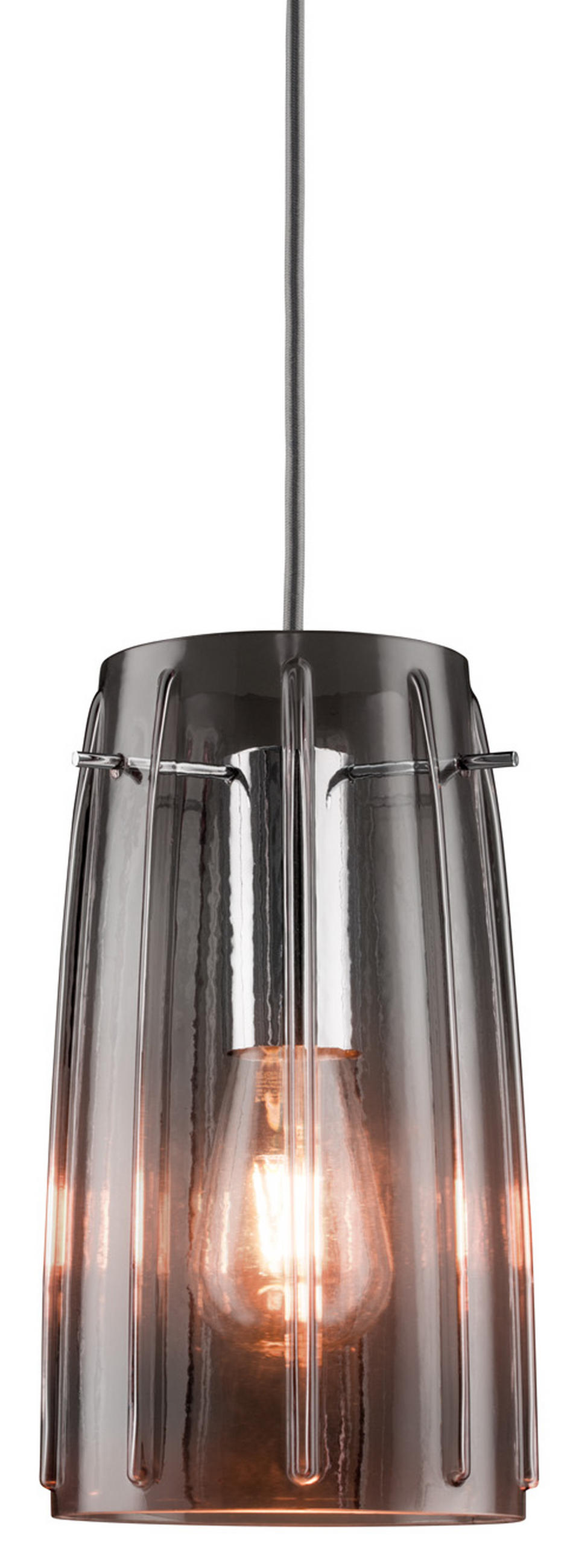 SCHIENENSYSTEM-LEUCHTENSCHIRM URail   - Design, Glas (28cm) - Paulmann
