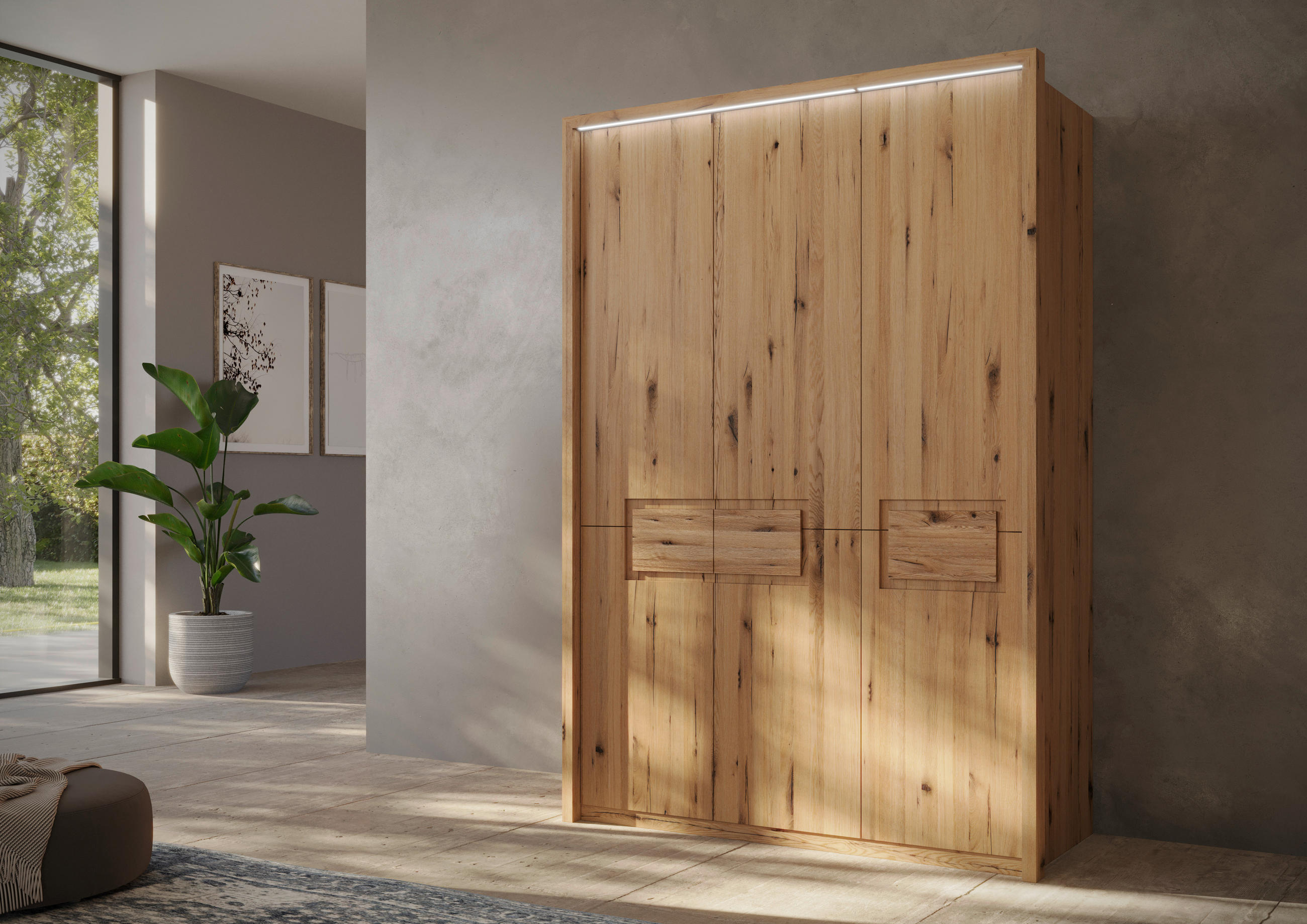 PASSEPARTOUTRAHMEN 160/4/10 cm Eichefarben  - Eichefarben, MODERN, Holz (160/4/10cm) - MID.YOU