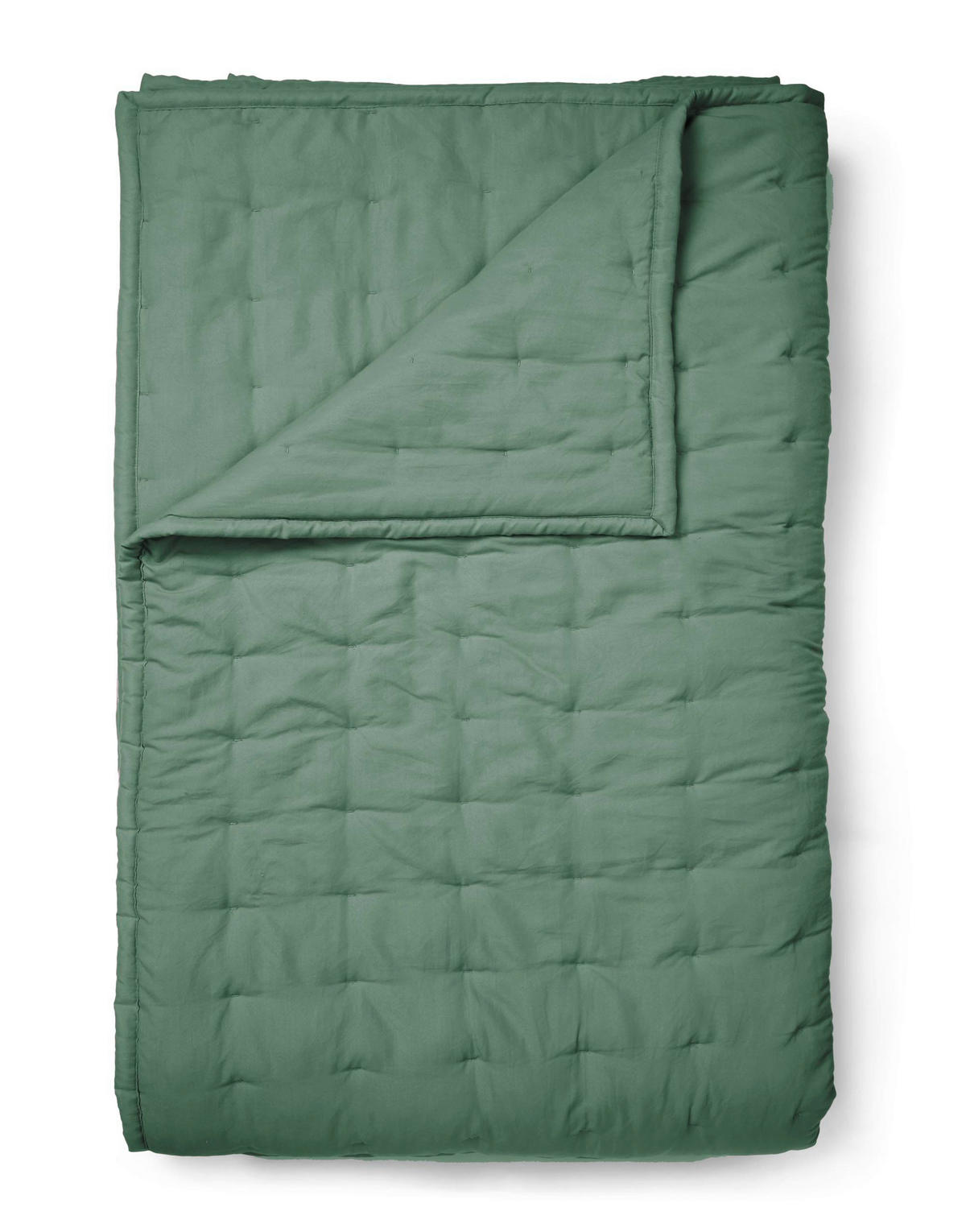 DENNÁ PRIKRÝVKA, polyester (recyklovaný), 220/265 cm - zelená, Basics, textil (220/265cm) - Essenza