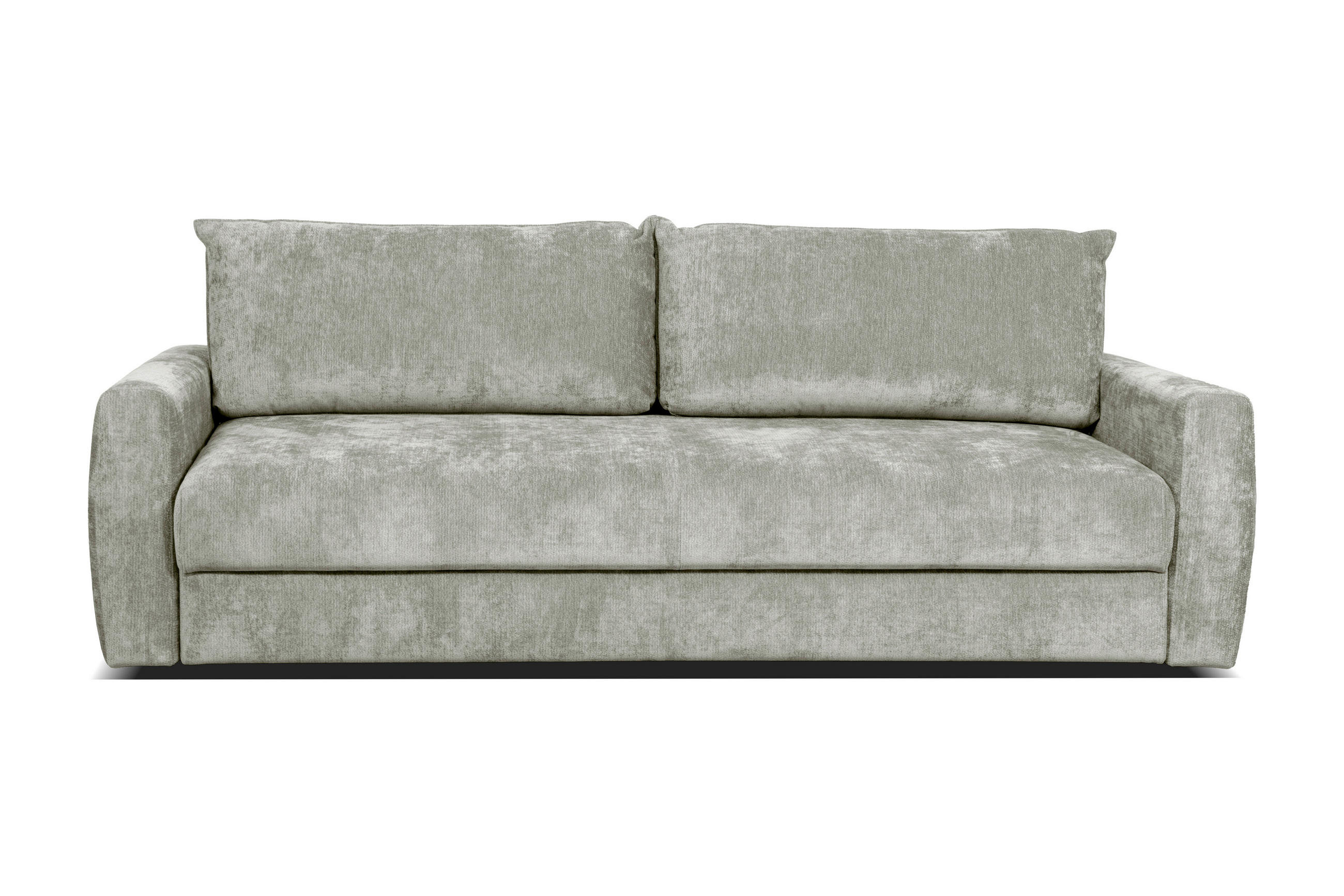 SCHLAFSOFA Gosa in Chenille Hellgrau  - Hellgrau, Design, Textil (238/90/116cm) - Livetastic
