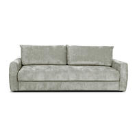 SCHLAFSOFA Gosa in Chenille Hellgrau  - Hellgrau, Design, Textil (238/90/116cm) - Livetastic