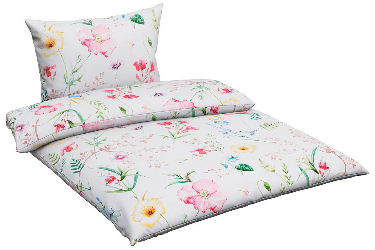 POSTEĽNÁ BIELIZEŇ, satén, viacfarebná, 140/200 cm - viacfarebná, Konventionell, textil (140/200cm) - Esposa