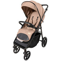 BUGGY  - Beige/Schwarz, Trend, Kunststoff/Textil (55/56/107cm) - Jimmylee