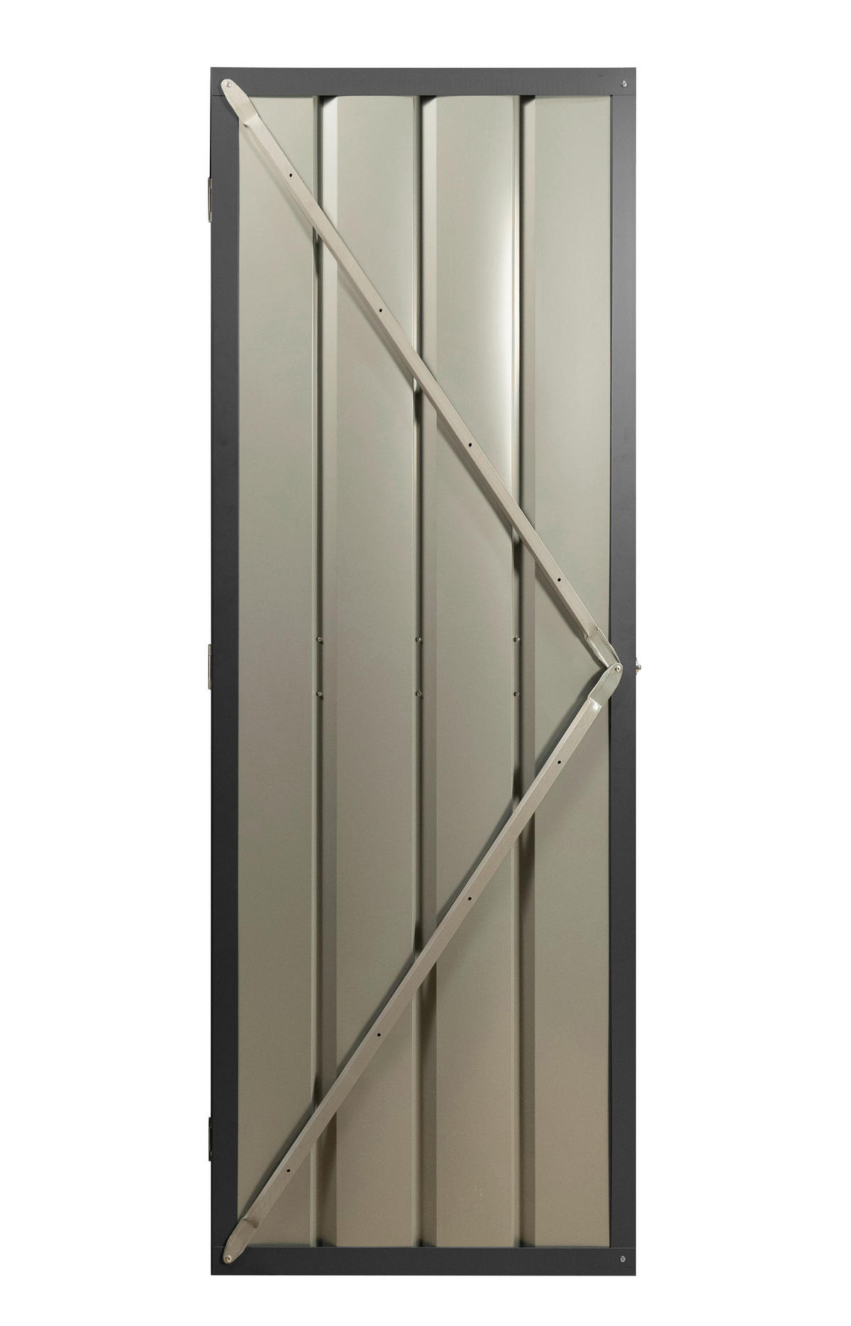 SCHWINGTÜR-KIT FÜR GEWÄCHSHAU - Anthrazit, Basics, Metall (67/194cm)