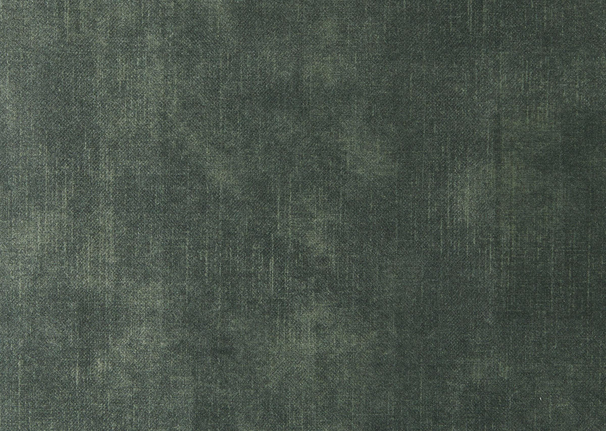 ECKSOFA in Velours Dunkelgrün  - Dunkelgrün/Schwarz, Design, Textil/Metall (301/179cm) - Chilliano