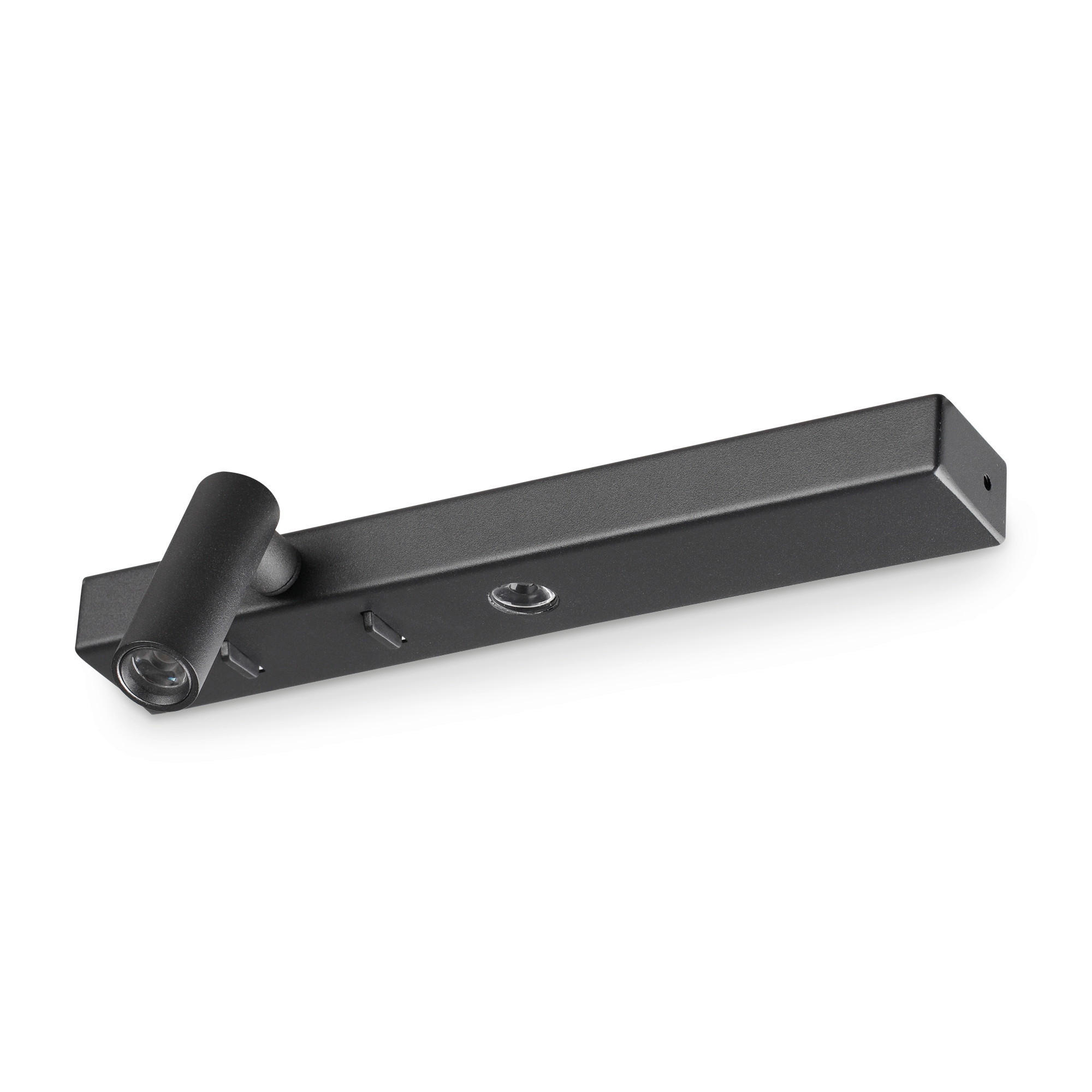LED-WANDLEUCHTE 22/6/6,5 cm   - Schwarz, Basics, Metall (22/6/6,5cm) - Ideal Lux