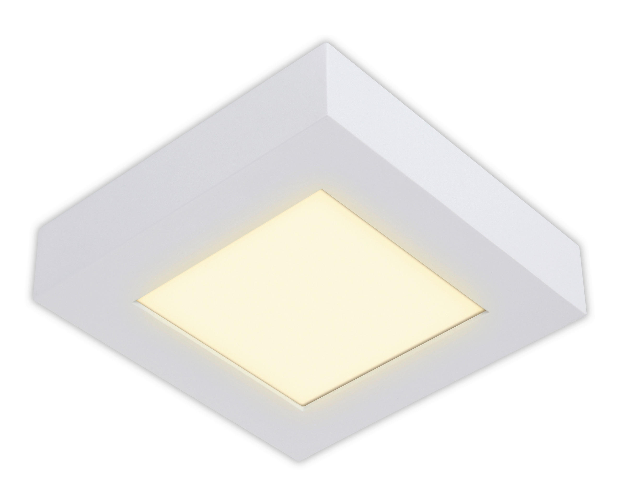 LED-DECKENLEUCHTE 17/17/4 cm   - Weiß, Basics, Kunststoff/Metall (17/17/4cm) - Näve