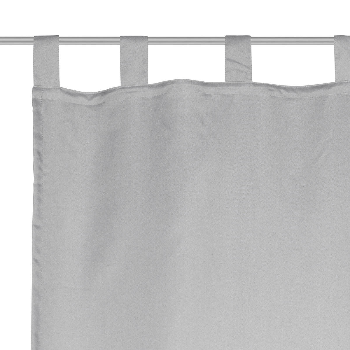 ZAVJESA ZA VANJSKU UPORABU siva 140/300 cm   - siva, Basics, tekstil (140/300cm) - Esposa