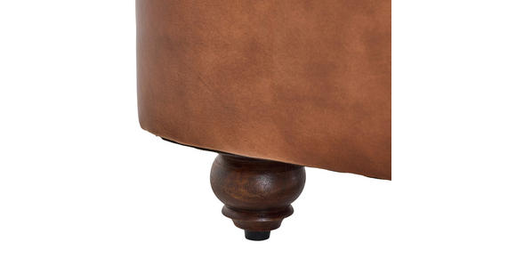 SESSEL in Echtleder Braun  - Braun, LIFESTYLE, Leder (84/79/77cm) - Landscape