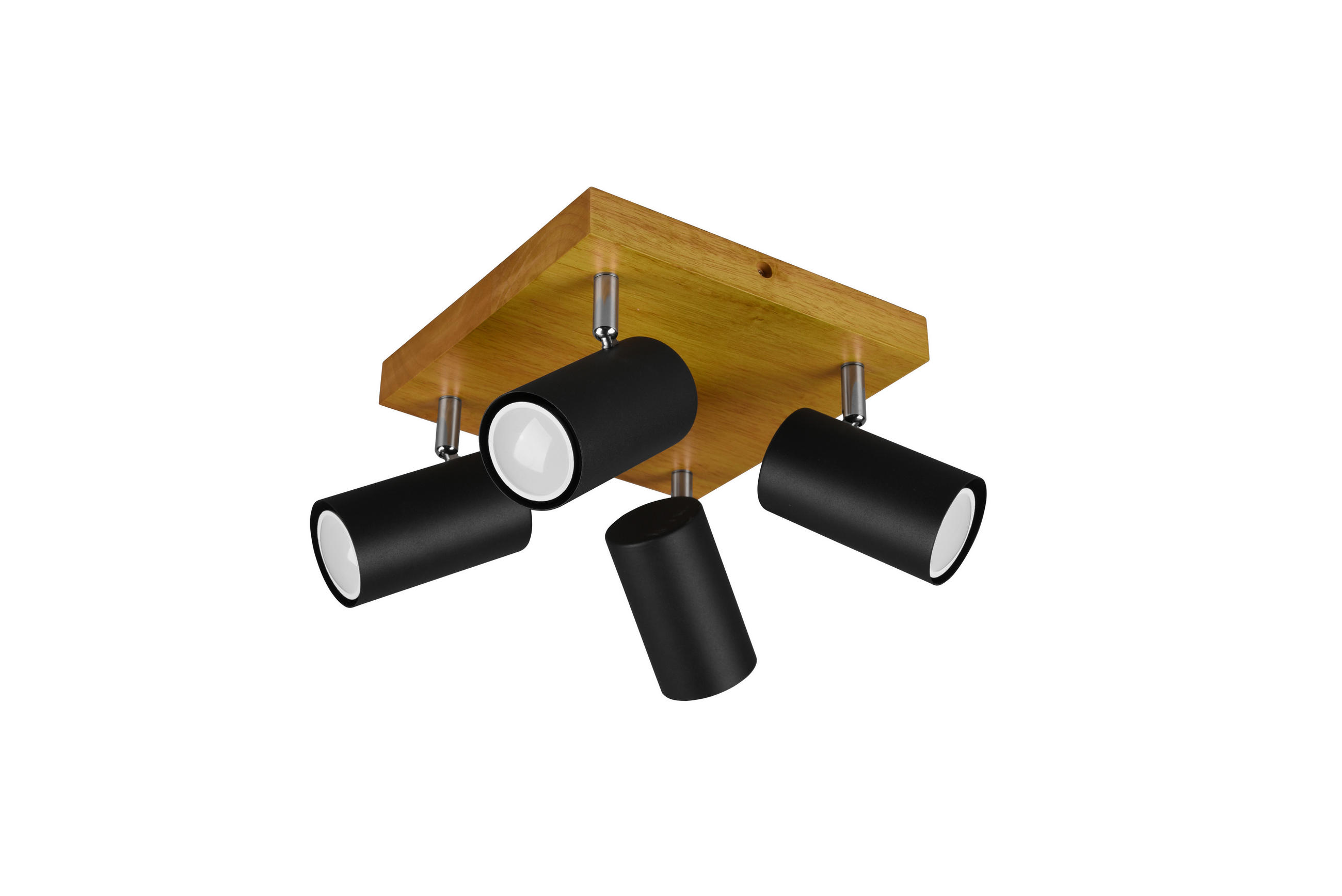 STRAHLER MARLEY   - Schwarz, Design, Holz/Metall (22/16/22cm) - Trio Leuchten