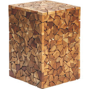 BEISTELLTISCH in Naturfarben, Teakfarben - Naturfarben/Teakfarben, LIFESTYLE, Holz/Holzwerkstoff (30/47/30cm) - Landscape