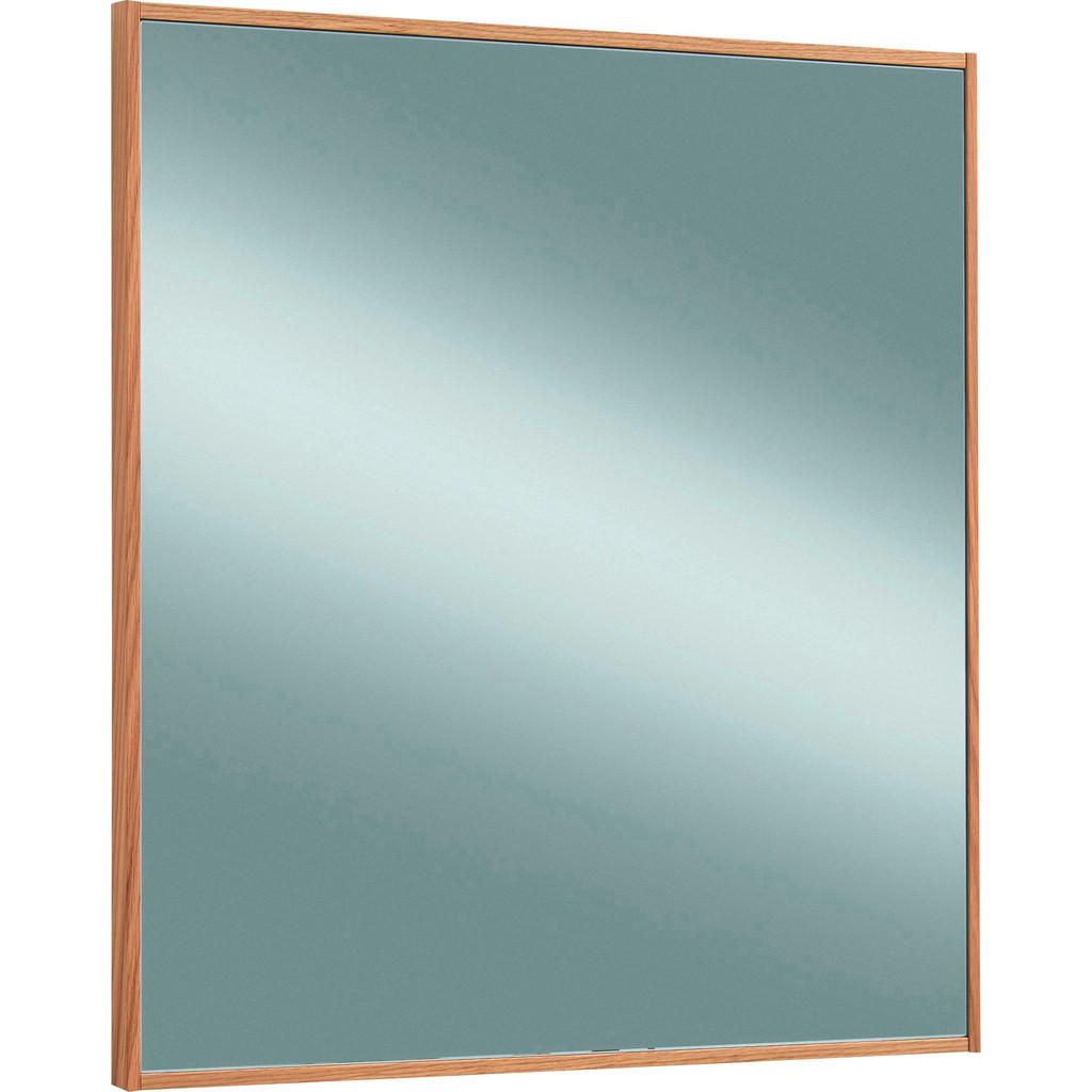 Thumbnail - Xxxl Wandspiegel, Eiche Bianco, Glas, Eiche, furniert, rechteckig, 84x82x1.5 cm, Goldenes M, Made in Germany, DGM-Klimap...