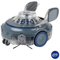 POOLROBOTER RBR120  - Blau/Transparent, KONVENTIONELL, Kunststoff (38.5/35.5/23.9cm) - Gre
