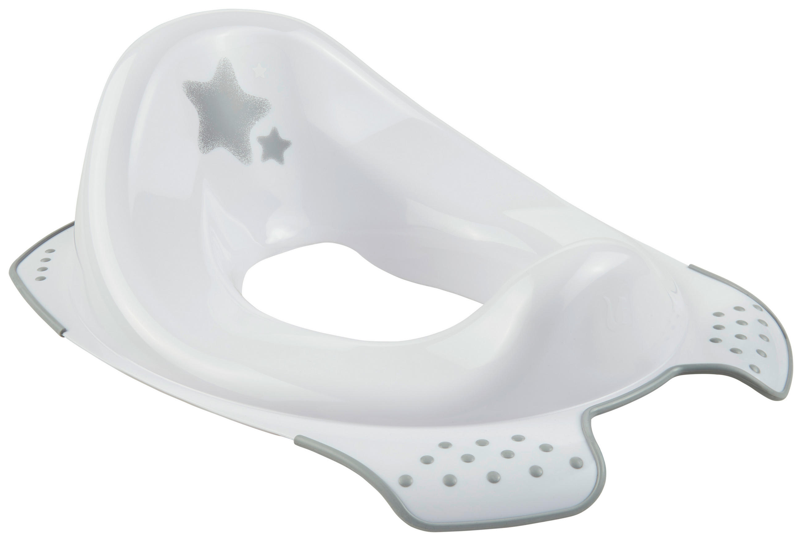 NASTAVEK ZA WC - siva/bela, Basics, umetna masa (30/40/15cm) - My Baby Lou