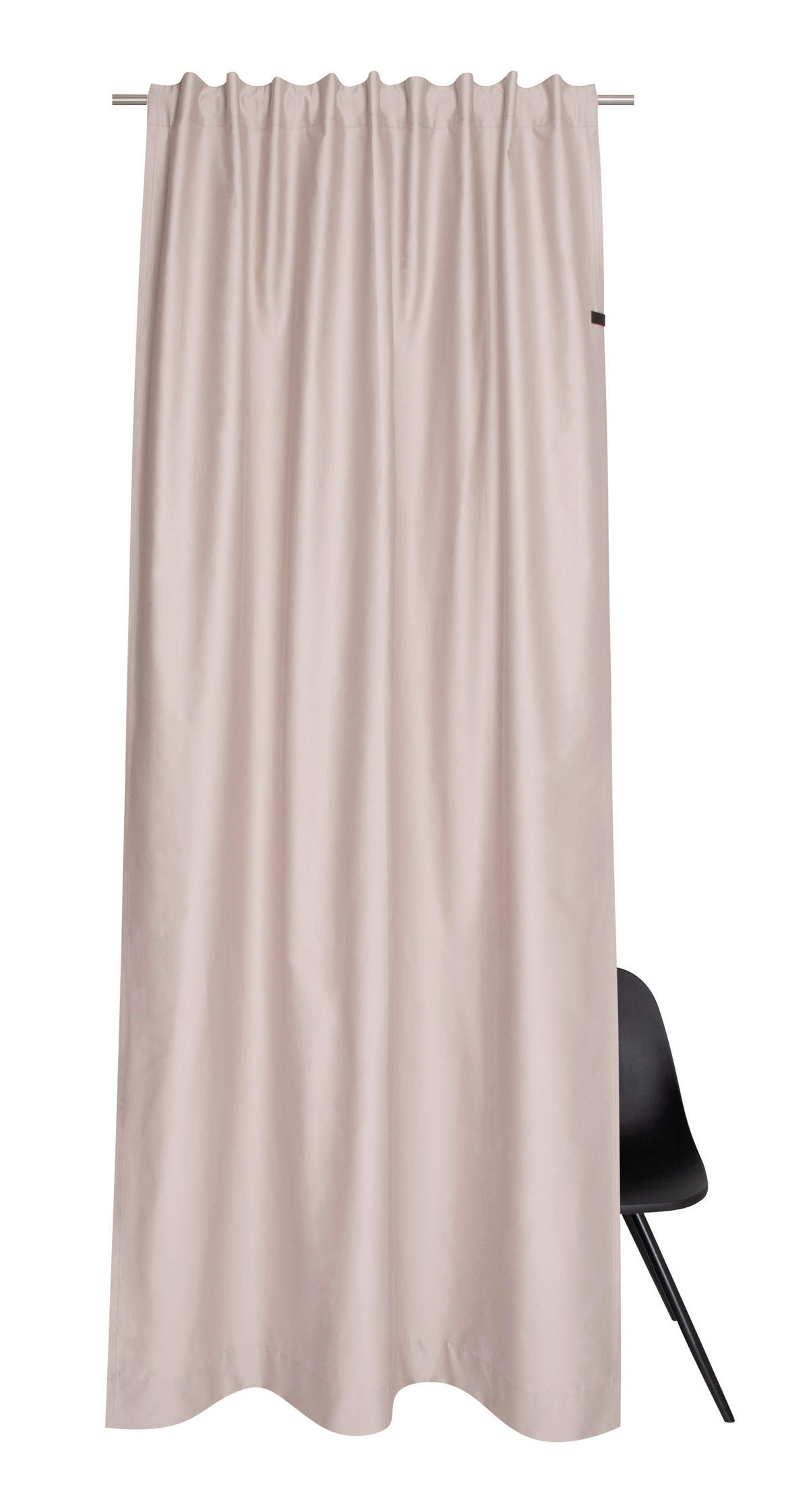 FERTIGVORHANG blickdicht  - Hellrosa, Basics, Textil (130/250cm) - Schöner Wohnen