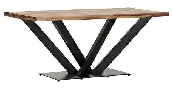 TISCHGESTELL Schwarz   - Schwarz, Design, Metall (150/70/73cm) - Landscape