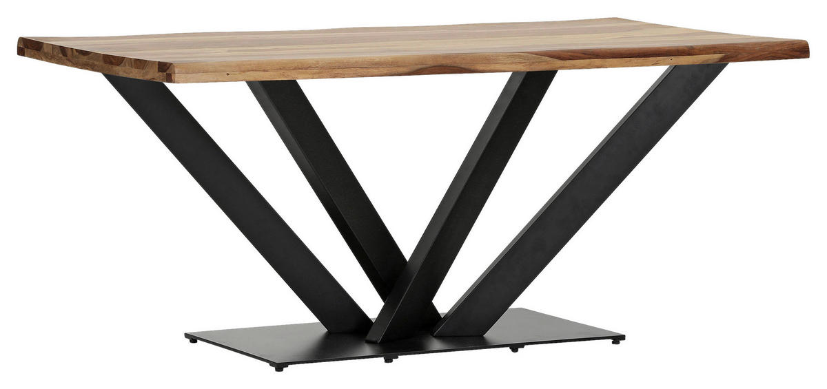 TISCHPLATTE Sheeshamfarben   - Sheeshamfarben, Design, Holz (180/90/5cm) - Landscape