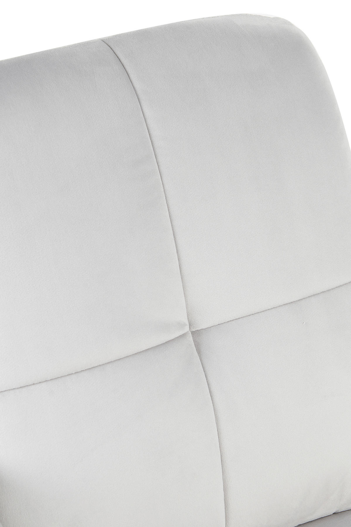 ARMLEHNSTUHL-SET 2 Stück Sitzfläche 360° drehbar, inklusive Armlehnen Samt, Velours  - Hellgrau/Schwarz, MODERN, Textil/Metall (63/89/70cm) - MID.YOU