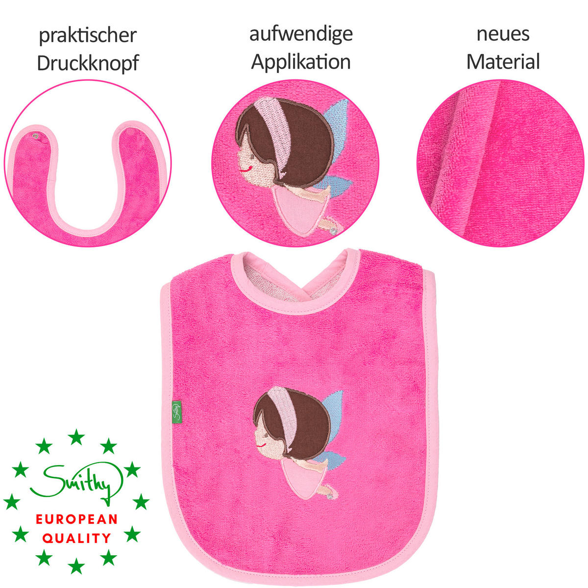 FROTTIERSET ELFE Pink  - Pink, Basics, Textil