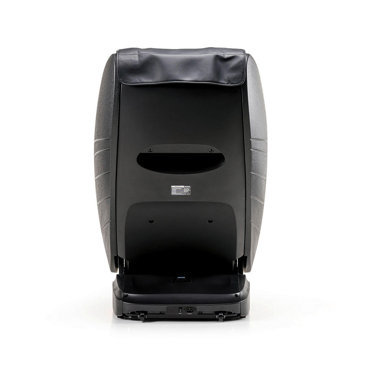 MASSAGESESSEL  mit Lederlook Schwarz integrierte Lautsprecher, Relaxfunktion, Liegefunktion, Netzbetrieb, Massagefunktion, Herz-Waage-Funktion, abwischbar, Bluetooth-Lautsprecher, Rückenlehne in S-Form  - Schwarz, KONVENTIONELL, Kunststoff/Textil (76/115/155-168cm) - Welnova