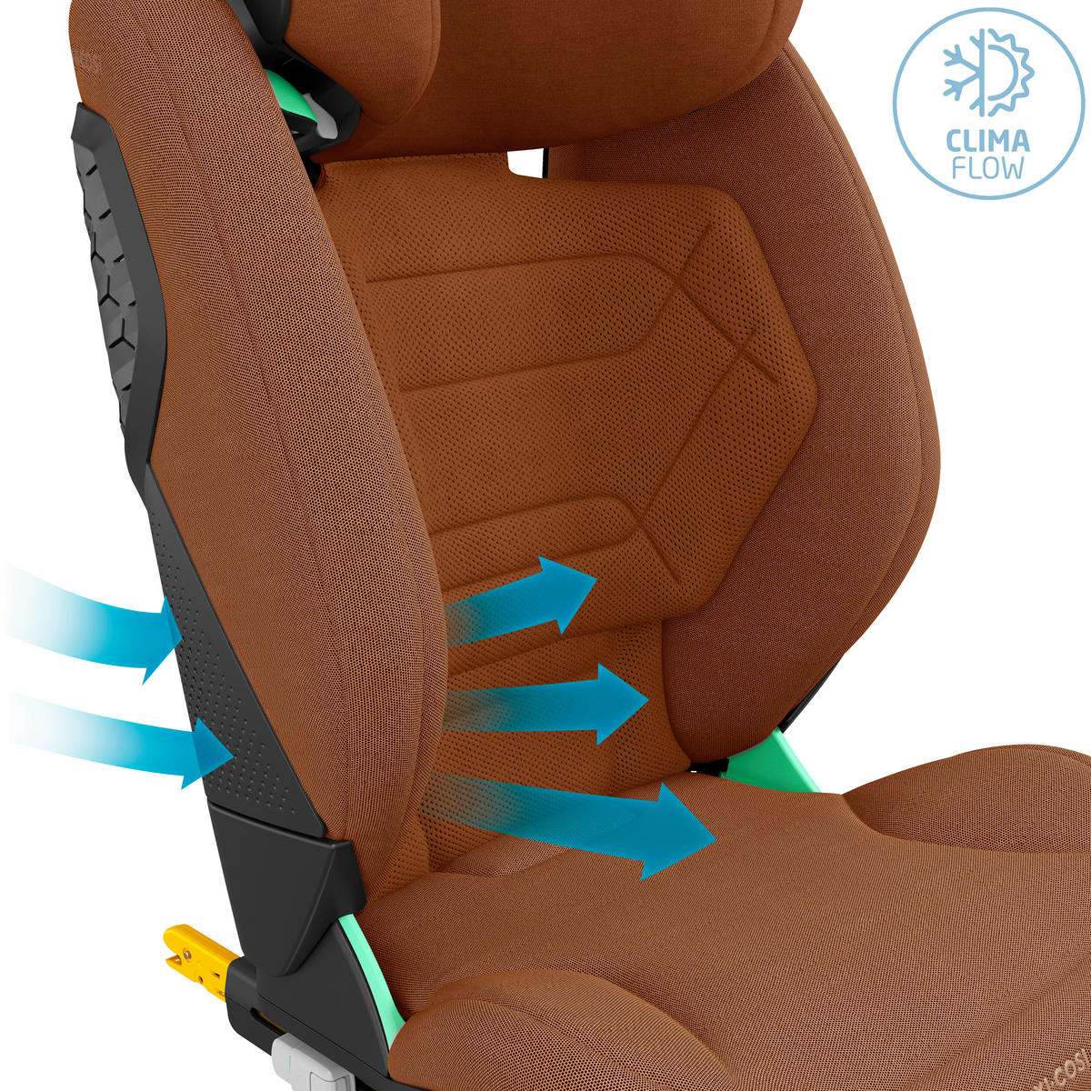 AUTO-SEDIŠTE ZA DECU  Rodifix Pro2 i-Size  - terakota, Osnovno, tekstil/metal (44/79/69cm) - Maxi-Cosi
