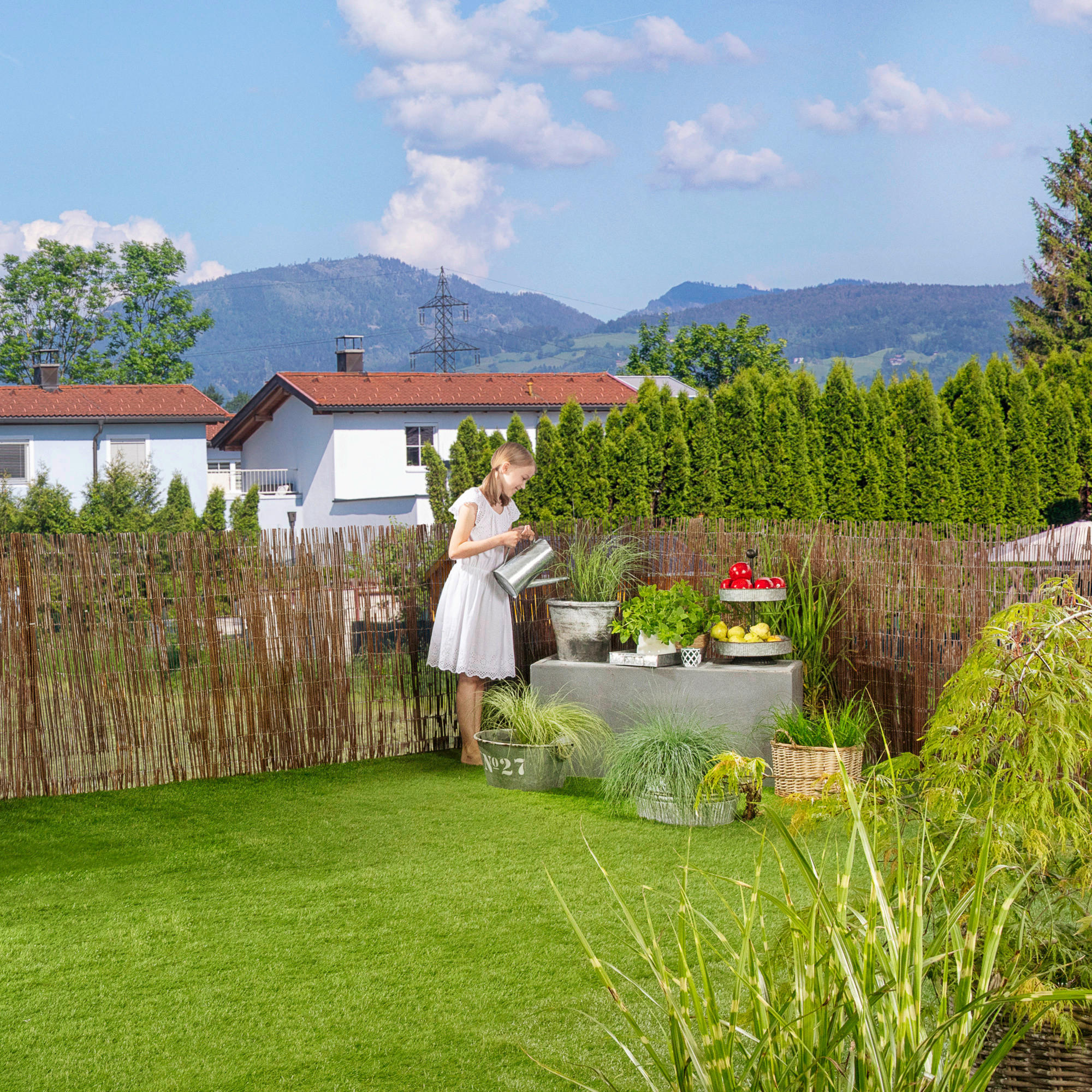 SICHTSCHUTZ - Naturfarben, Basics, Naturmaterialien (300/90cm)