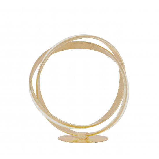 VEIOZĂ CU LED - auriu, Design, plastic/metal (34/17/34cm)