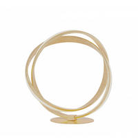 Veioză Cu Led 34/17/34 cm    - auriu, Design, plastic/metal (34/17/34cm)
