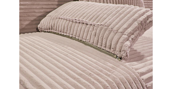 SCHLAFSOFA Cord Rosa  inkl. Rückenkissen, Armlehnenkissen, Bettkasten, Schlaffunktion, Rücken echt, Liegefläche im Originalstoff  - Schwarz/Rosa, KONVENTIONELL, Kunststoff/Textil (211/96/105cm) - Carryhome