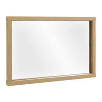 SPIEGEL 90/60/6 cm    in rechteckig  - Eichefarben, MODERN, Glas/Holzwerkstoff (90/60/6cm) - Carryhome