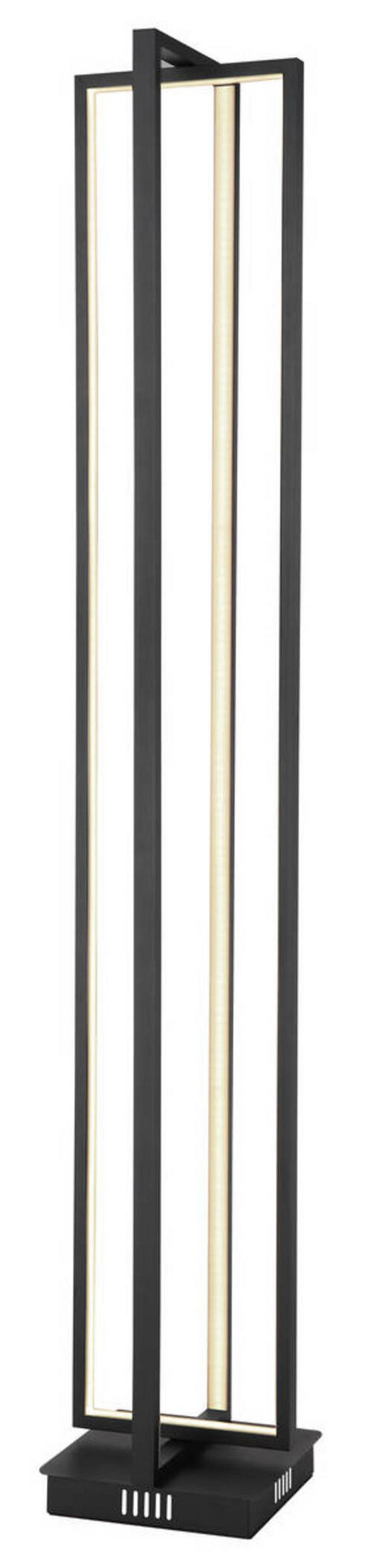 LED-GOLVLAMPA 20/20/123 cm    - opal/svart, Design, metall/plast (20/20/123cm) - Globo