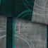 BETTWÄSCHE Biber Petrol, Silberfarben 135/200 cm - Silberfarben/Petrol, KONVENTIONELL, Textil (135/200cm) - Novel