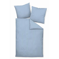 WENDEBETTWÄSCHE Giorgio Makosatin 135/200 cm  - Weiß/Hellblau, KONVENTIONELL, Textil (135/200cm) - Janine