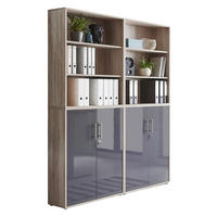 AKTENSCHRANK Sonoma Eiche, Anthrazit Hochglanz  - Anthrazit Hochglanz/Sonoma Eiche, MODERN, Holzwerkstoff (168,8/227,2/33cm) - MID.YOU