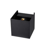 LED-WANDLEUCHTE 10/10/10 cm   - Schwarz, Basics, Kunststoff/Metall (10/10/10cm) - Novel