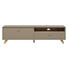 LOWBOARD melaminharzbeschichtet Grau - Eichefarben/Grau, Design, Holz (187/50/45cm) - Linea Natura LOWBOARD melaminharzbeschichtet Grau - Eichefarben/Grau, Design, Holz (187/50/45cm) - Linea Natura
