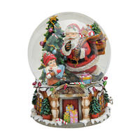 SPIELUHR SCHNEEKUGEL  - Multicolor, Basics, Glas (25/17/16cm) - X-Mas