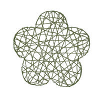 PODMETAČI ZA STOL zelena , papir   - zelena, Trend, papir (42/40/0,2cm) - Ambia Home